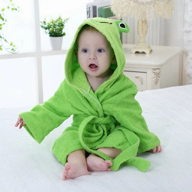 Accappatoio per Bambini in Cotone Morbido con Design di Animali | Comfort e Calore dopo il Bagno 5