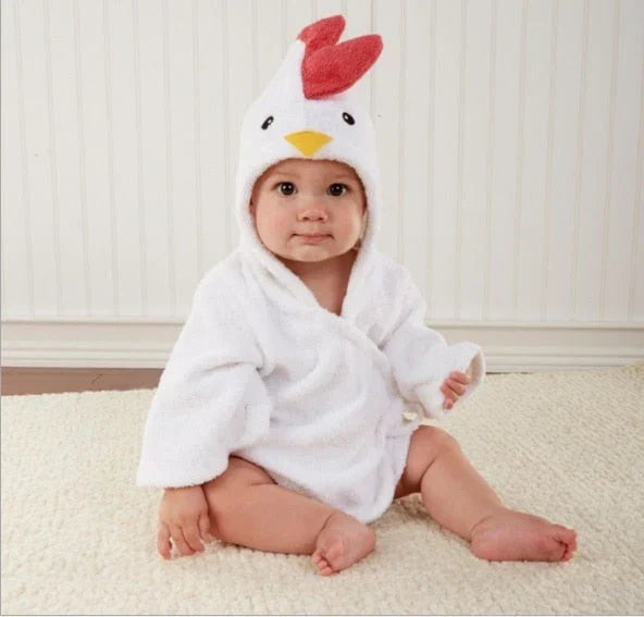 Accappatoio per Bambini in Cotone Morbido con Design di Animali | Comfort e Calore dopo il Bagno 8