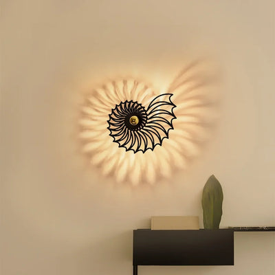 Aegir | Elegante Lampada da Parete LED Nautilus Design
