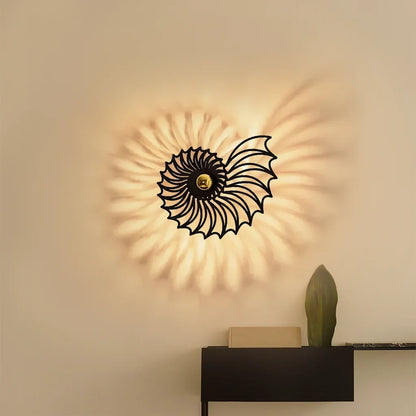 Aegir | Elegante Lampada da Parete LED Nautilus Design 1