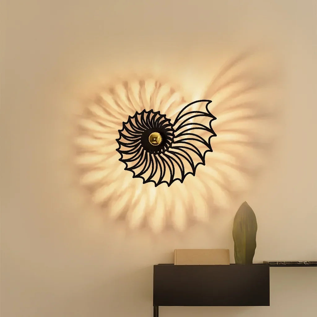 Aegir | Elegante Lampada da Parete LED Nautilus Design 10