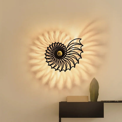Aegir | Elegante Lampada da Parete LED Nautilus Design 10