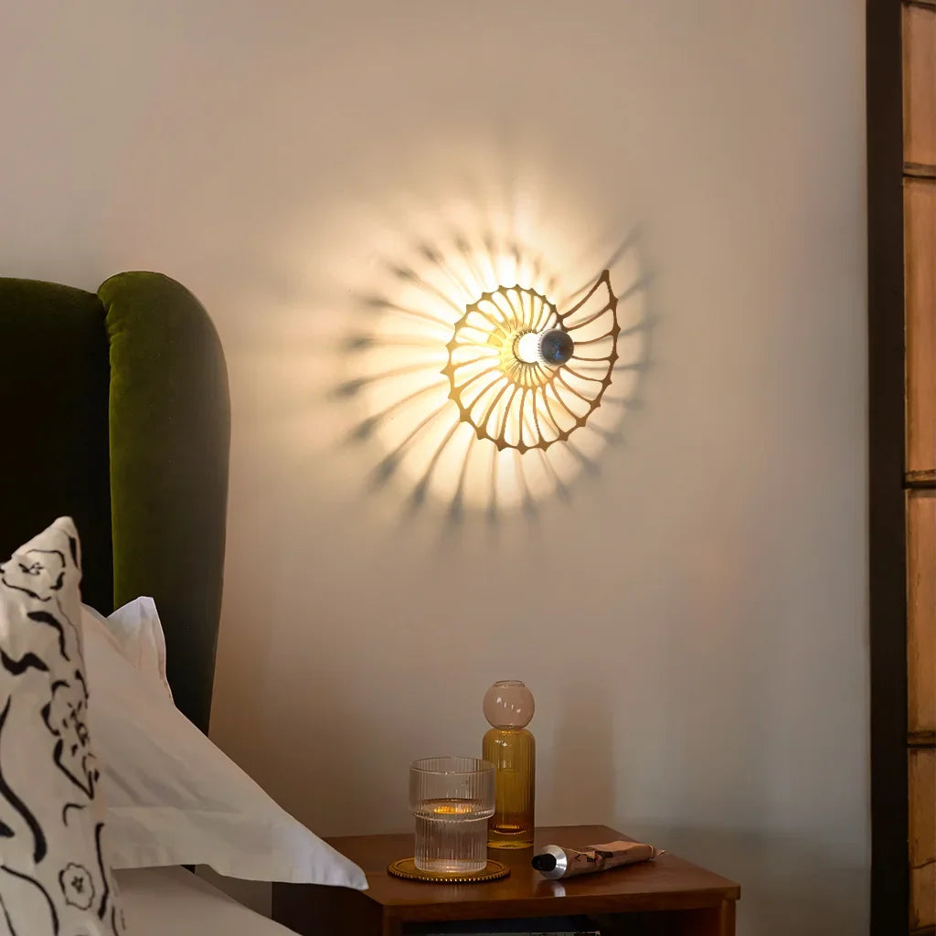 Aegir | Elegante Lampada da Parete LED Nautilus Design 11