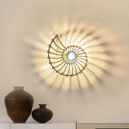 Aegir | Elegante Lampada da Parete LED Nautilus Design 12