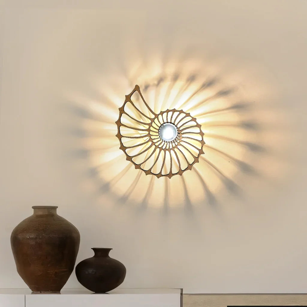 Aegir | Elegante Lampada da Parete LED Nautilus Design 13