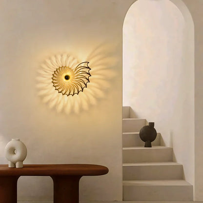 Aegir | Elegante Lampada da Parete LED Nautilus Design 2