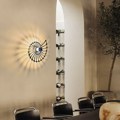 Aegir | Elegante Lampada da Parete LED Nautilus Design 6