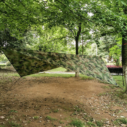 Double Camping Hammock | Waterproof Nylon with Canopy for Outdoor Comfort