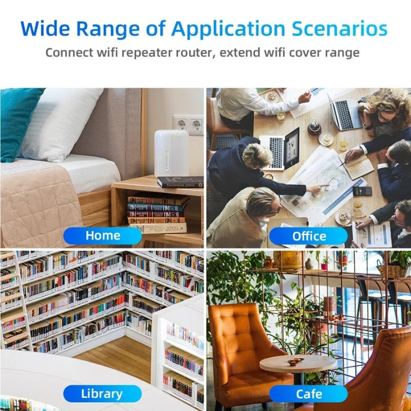 Amplificatore Segnale WiFi Esterno | Ripetitore Dual-Band Fino a 1200 Mbps | Estendi la Connessione per Giardino e Ufficio 3