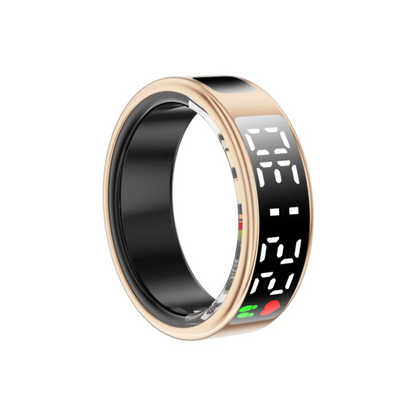 Anello Smart | Tracker Fitness Elegante in Acciaio Inossidabile con Display Integrato | Impermeabile IP68 per Attività Quotidiane 7