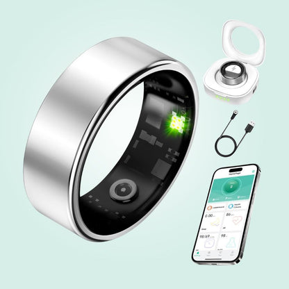 Anello Smart | Tracker Intelligente per Fitness con Monitoraggio del Sonno | Design Elegante per Benessere Quotidiano 0