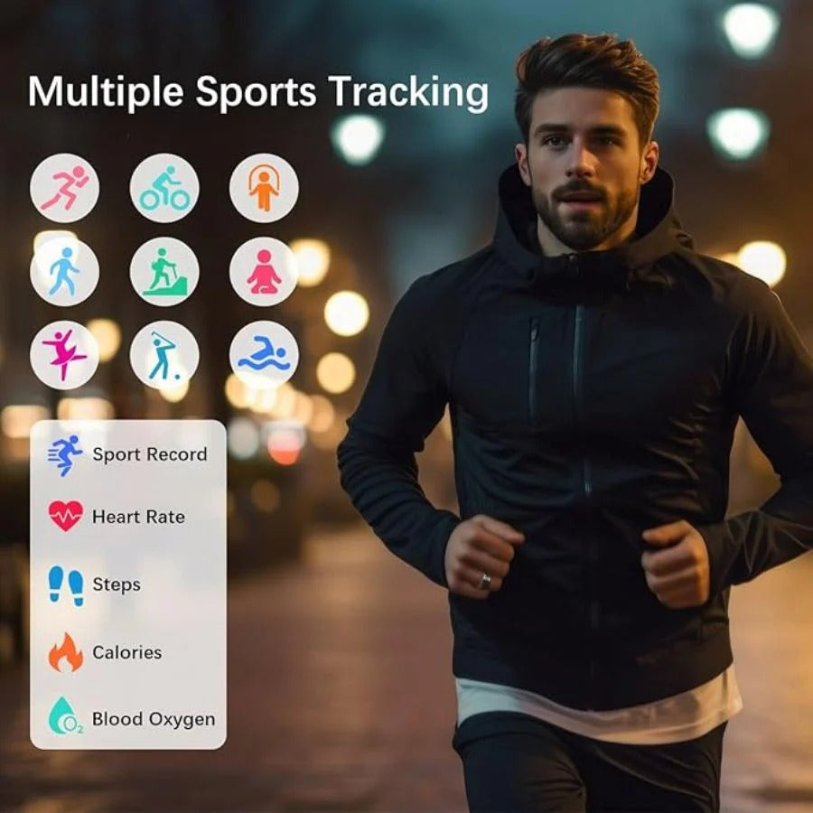 Anello Smart | Tracker Intelligente per Fitness con Monitoraggio del Sonno | Design Elegante per Benessere Quotidiano 4