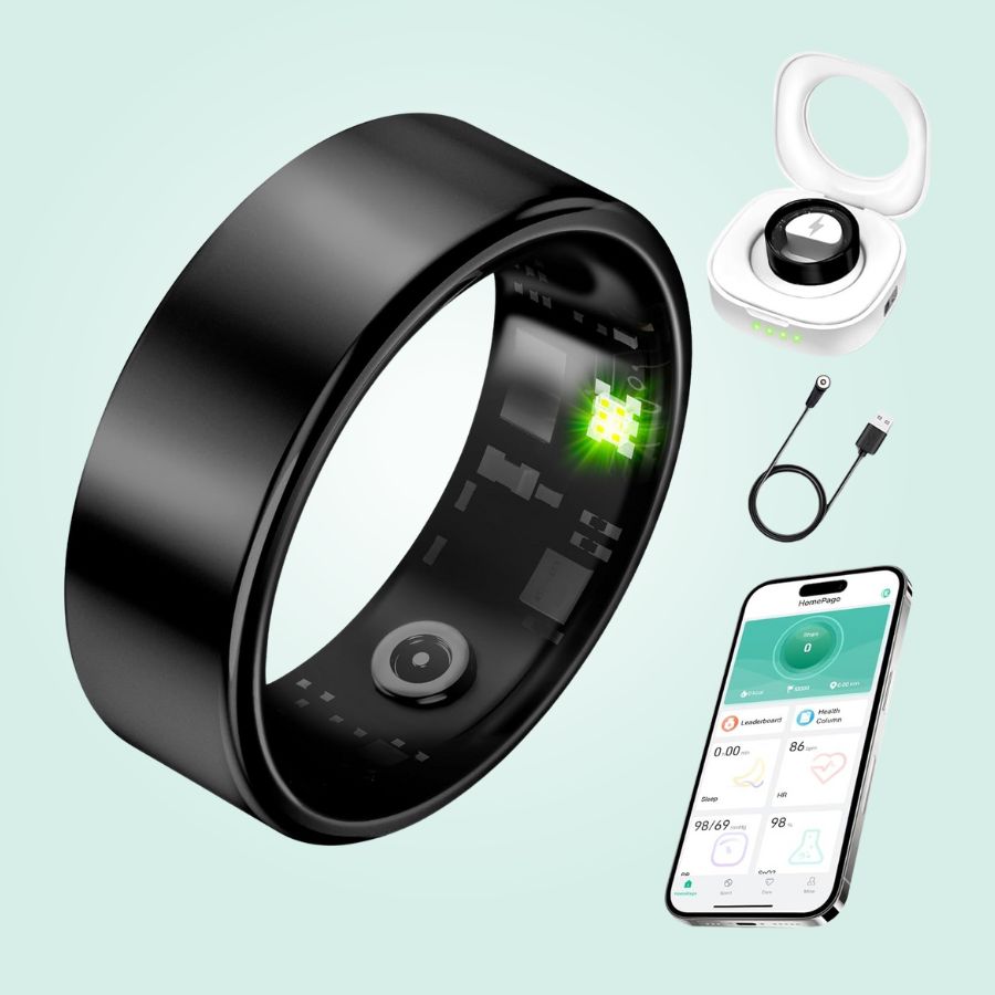 Anello Smart | Tracker Intelligente per Fitness con Monitoraggio del Sonno | Design Elegante per Benessere Quotidiano 8