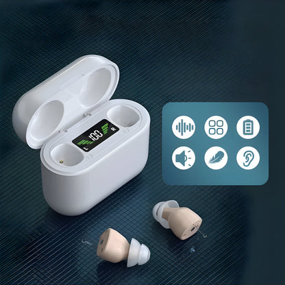 Apparecchio Acustico Digitale Ricaricabile con Riduzione del Rumore | Design Discreto per Sollievo dall'Acufene 5