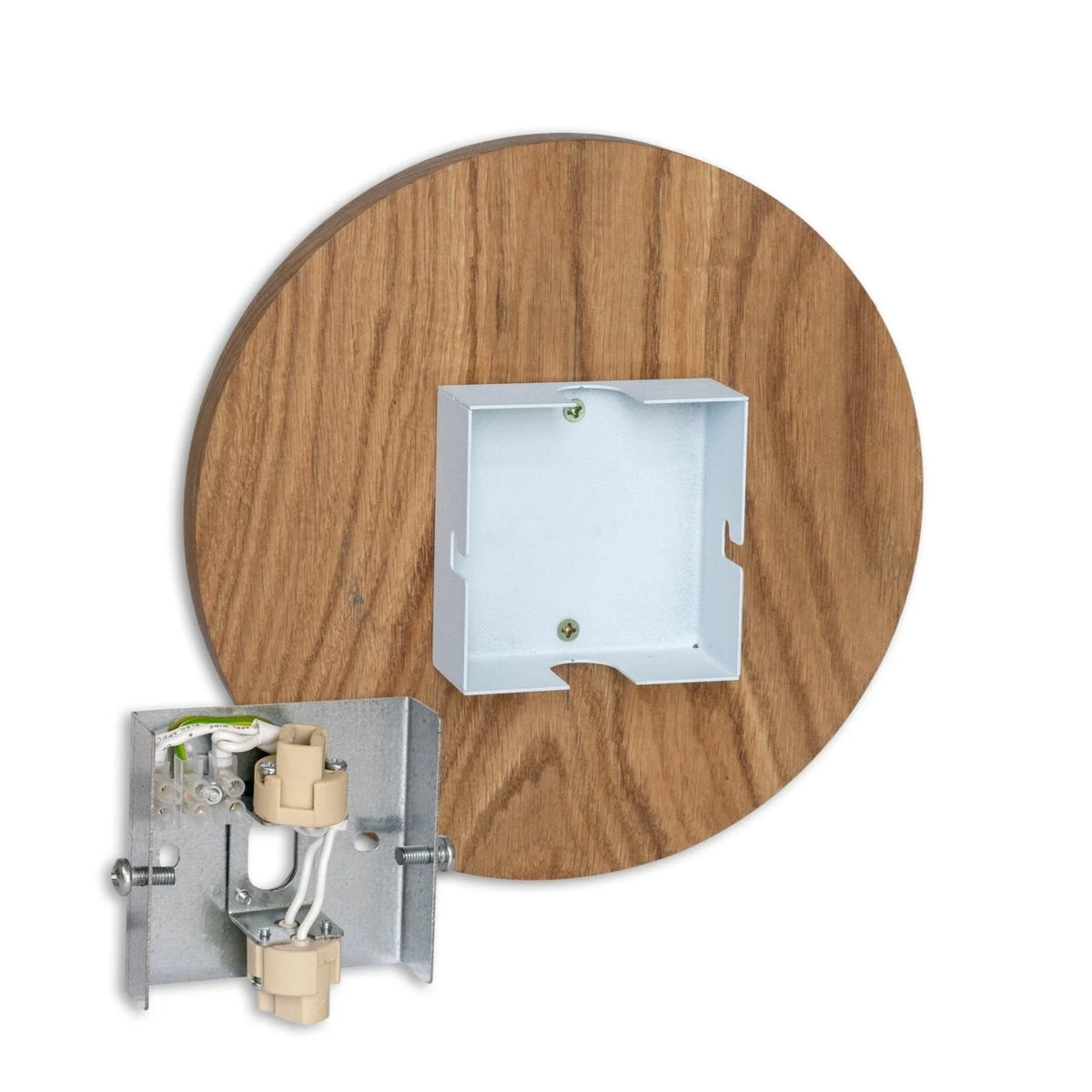 Applique Da Parete LED Rotonda con Effetto Legno - Illumina il Tuo Spazio con Atmosfera Calda 6