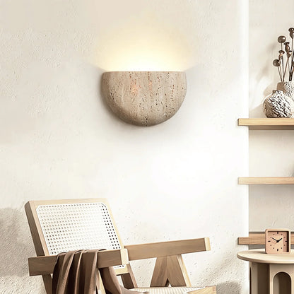 Applique da Parete Minimalista | Applique Camera da Letto in Gesso con Illuminazione Indiretta per Atmosfera Rilassante 6