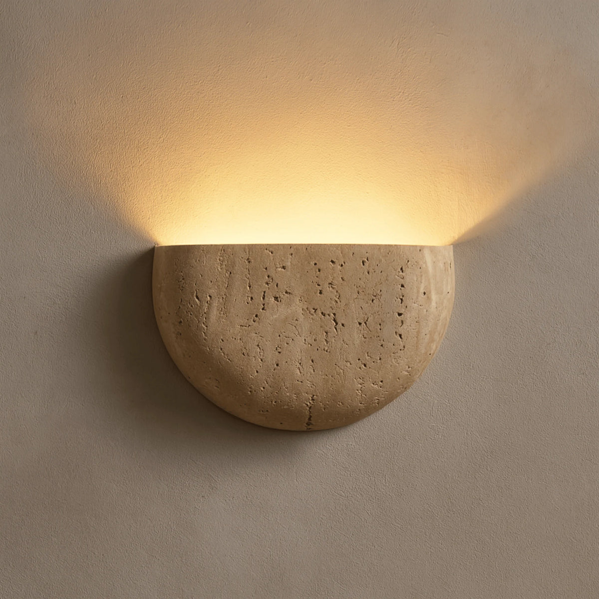 Applique da Parete Minimalista | Applique Camera da Letto in Gesso con Illuminazione Indiretta per Atmosfera Rilassante 7