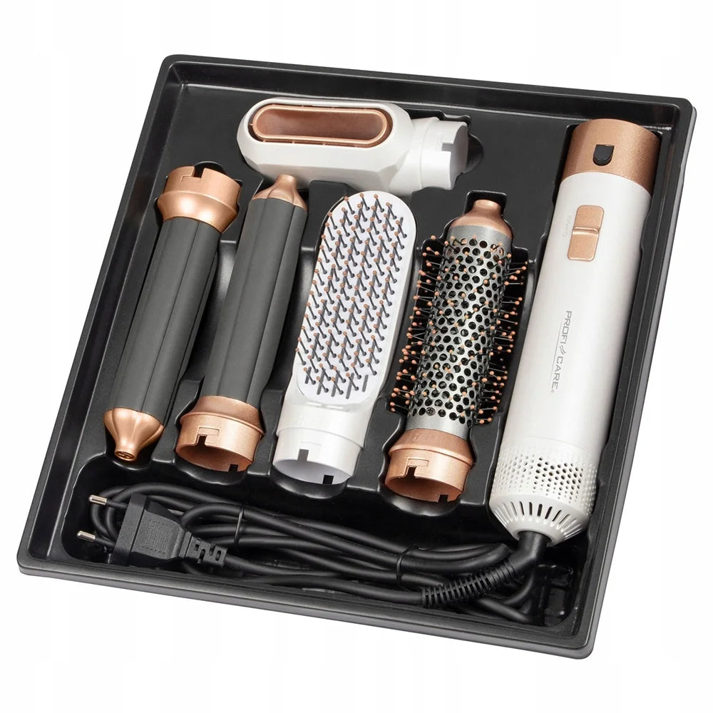 Asciugacapelli Elettrico 5-in-1 con Aria Calda e Funzione Arricciacapelli | Strumento Multifunzionale per Styling Professionale 3
