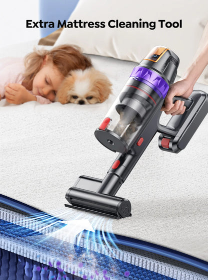 Cordless Vacuum Cleaner | Powerful Suction with Removable Battery | Deep Cleaning for Carpets and Floors