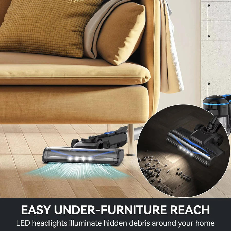 Aspirapolvere Senza Fili | Potente Aspirazione e Design Leggero | Filtrazione HEPA per Aria Pulita 2