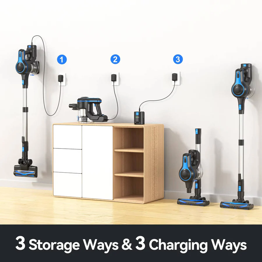Aspirapolvere Senza Fili | Potente Aspirazione e Design Leggero | Filtrazione HEPA per Aria Pulita 5