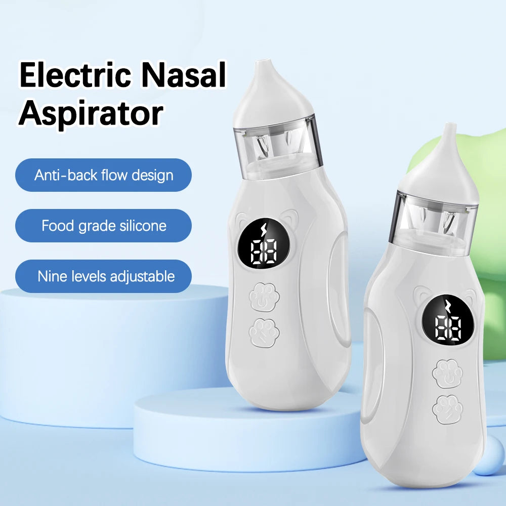 Aspiratore Nasale Elettrico Neonato con 9 Velocità e Design Silenzioso | Pulizia Efficiente per Sollievo dalla Congestione 2