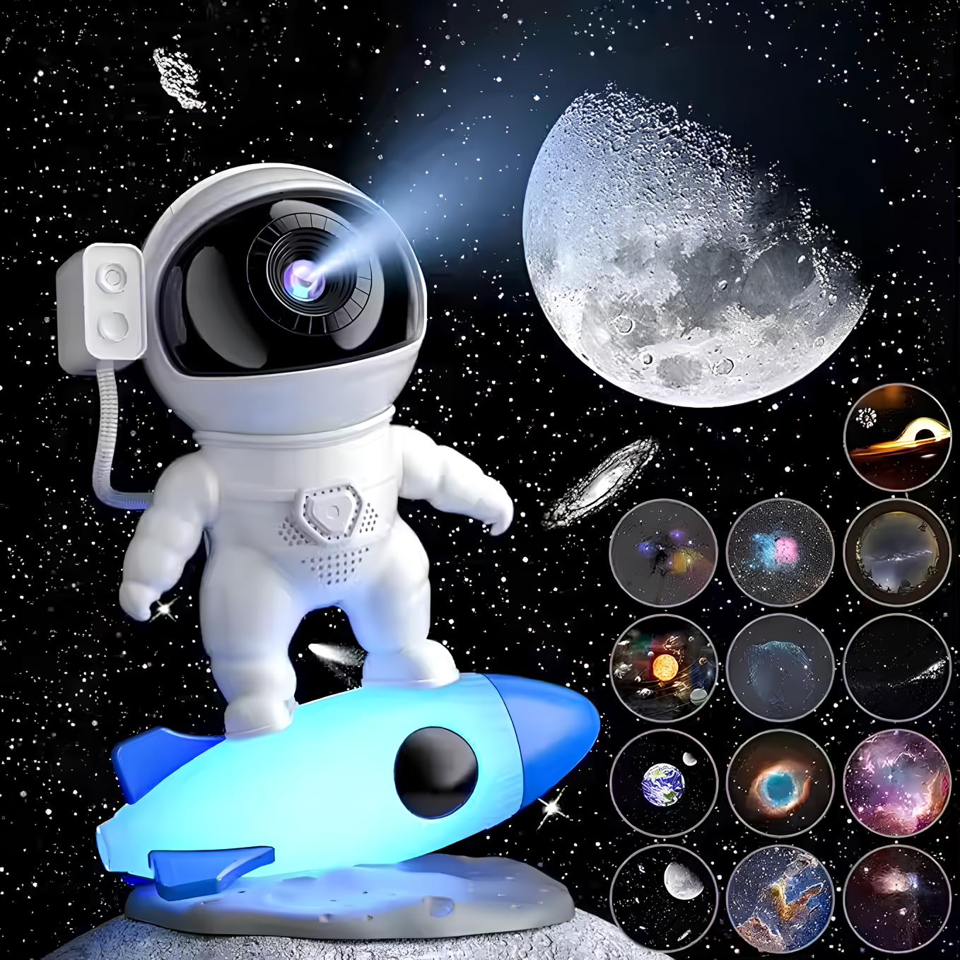 Astronaut | Galactic Projection Light with Bluetooth Audio | Magical Atmosphere for Rooms and Relaxation