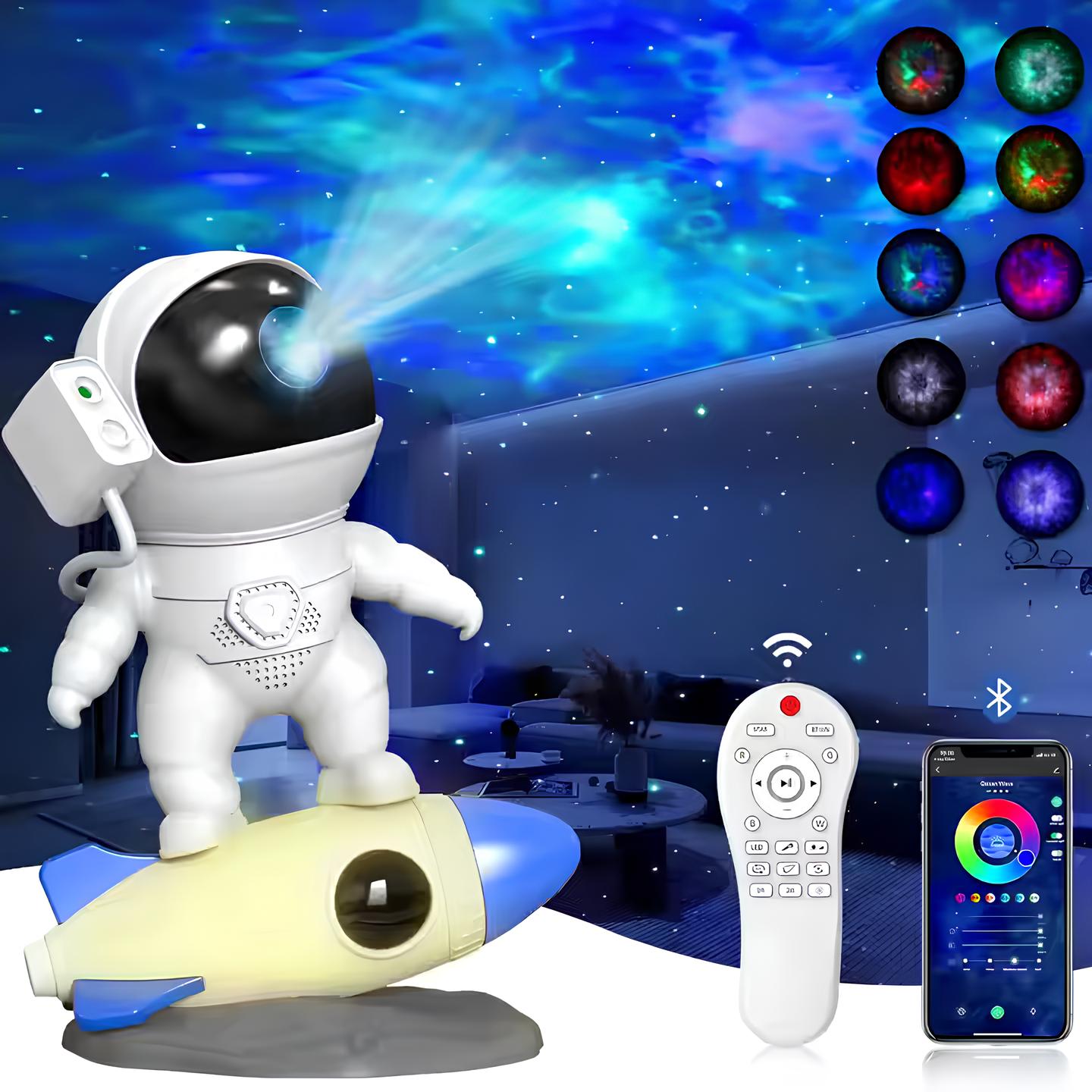 Astronaut | Galactic Projection Light with Bluetooth Audio | Magical Atmosphere for Rooms and Relaxation