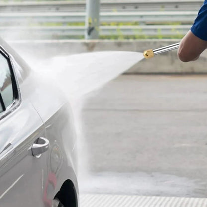 Garden Hose Connector | Interchangeable Nozzles for Efficient Cleaning of Cars and Patios