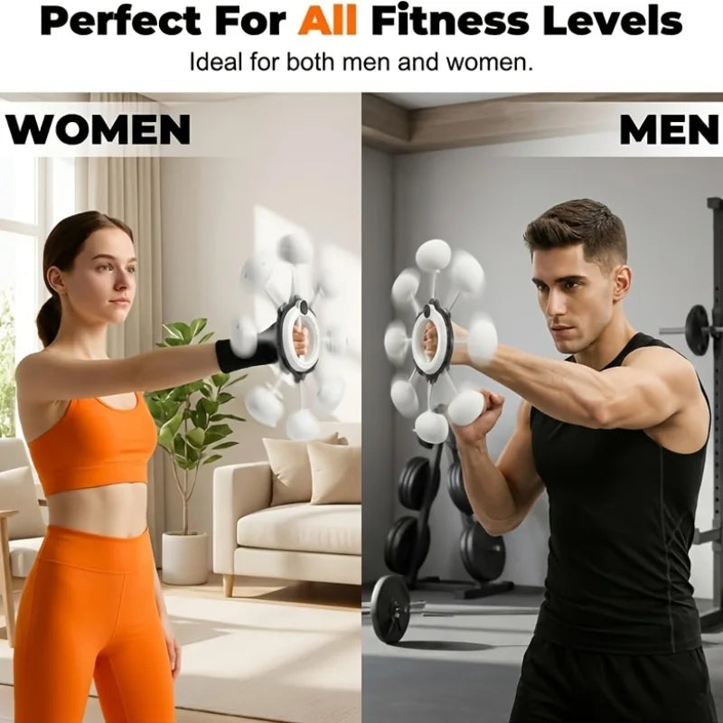 Attrezzatura Palestra Casa | Attrezzi per Allenamento Avambraccio con Manovella a 360° | Esercizi per Forza e Resistenza 4