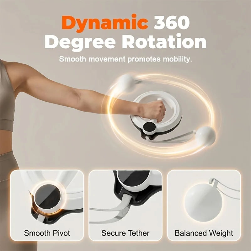 Attrezzatura Palestra Casa | Attrezzi per Allenamento Avambraccio con Manovella a 360° | Esercizi per Forza e Resistenza 5