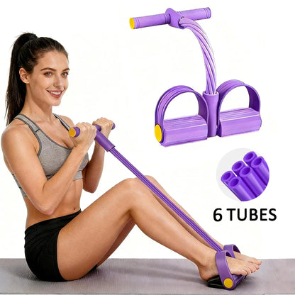 Attrezzo Fitness Multifunzionale | Pedale di Resistenza con Elastico per Allenamento Efficace | Ideale per Yoga e Forza Muscolare 0