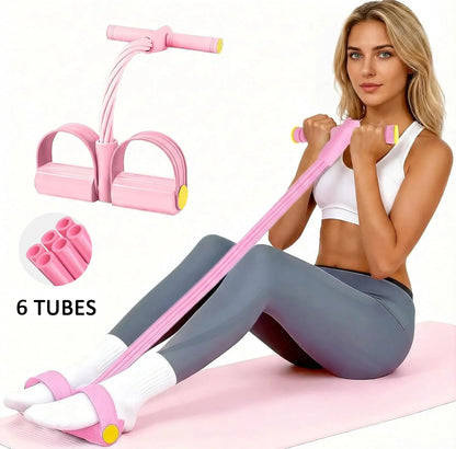 Attrezzo Fitness Multifunzionale | Pedale di Resistenza con Elastico per Allenamento Efficace | Ideale per Yoga e Forza Muscolare 7