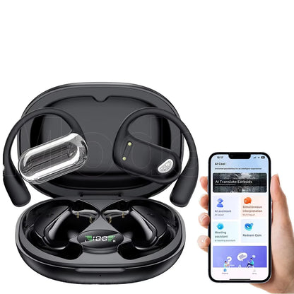 Auricolari Wireless Traduttore AI con Cancellazione del Rumore | Fino a 60 Ore di Ascolto per Comunicazioni Efficaci 1