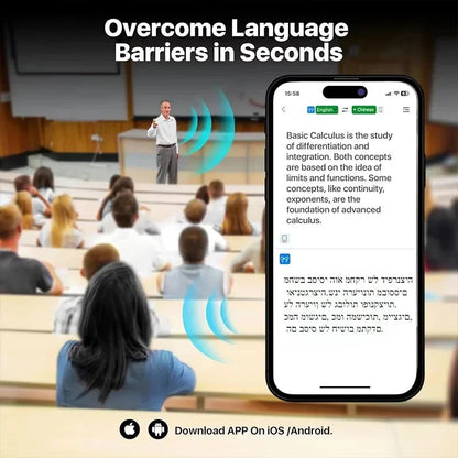Auricolari Wireless Traduttore AI con Cancellazione del Rumore | Fino a 60 Ore di Ascolto per Comunicazioni Efficaci 2