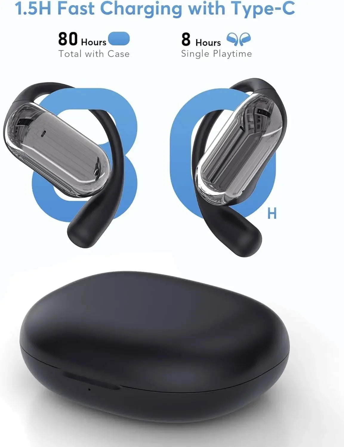 Auricolari Wireless Traduttore AI con Cancellazione del Rumore | Fino a 60 Ore di Ascolto per Comunicazioni Efficaci 5