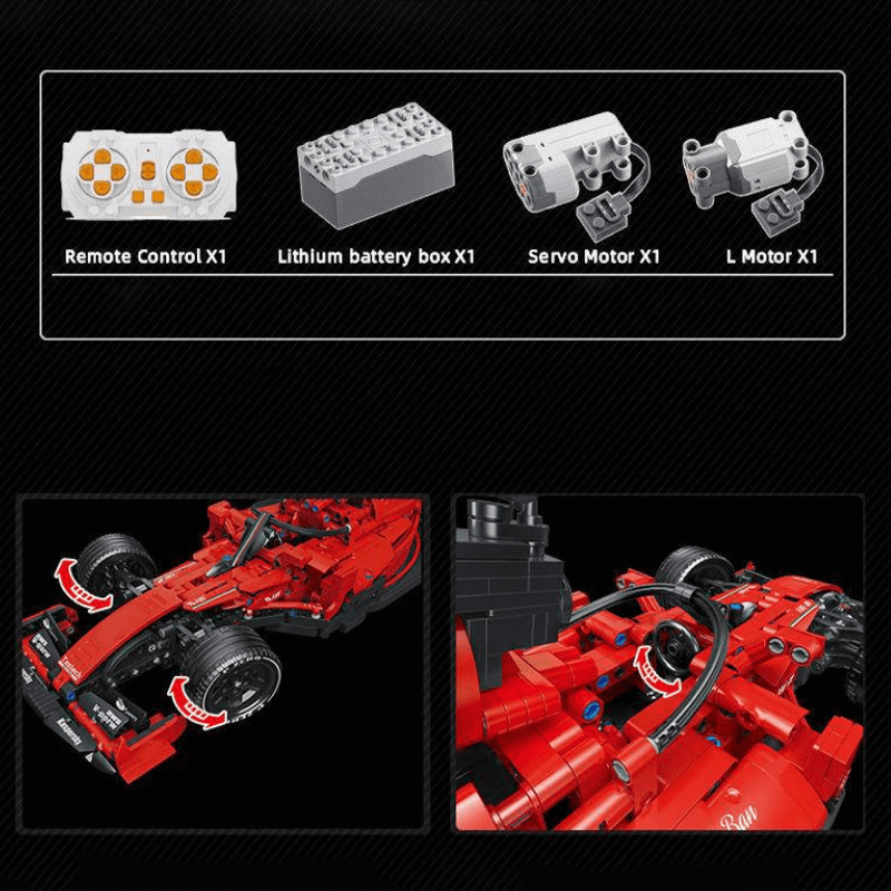 Auto da Corsa Monoposto | 1391 Pezzi con Elettronica PRO Ð Prestazioni Veloci per Appassionati 3