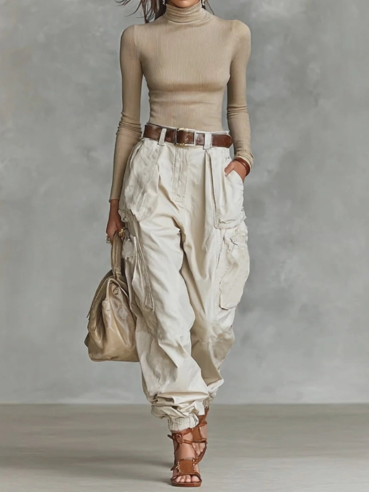 Ava | Moderni Pantaloni Cargo Donna Oversize 3