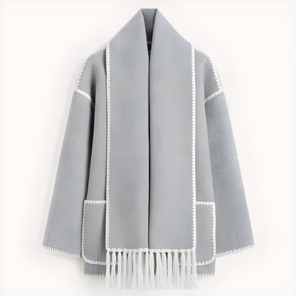 Women's Winter Jacket with Scarf