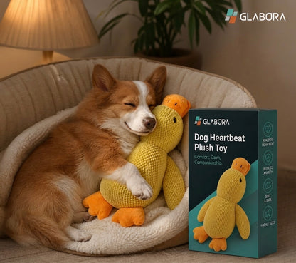 GLABORA DOG ANTI-ANXIETY KIT 4-IN-1 | Noise-Cancelling Headphones, Kennel Darkening Cover, Behavioral Clicker Set, and Heartbeat Plush Toy
