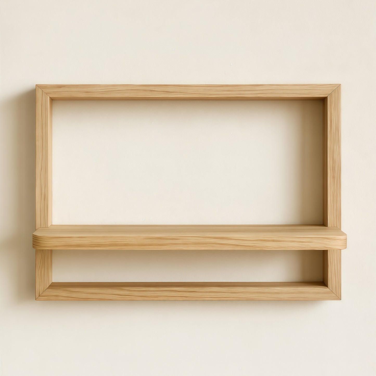 Geometric Wooden Shelf