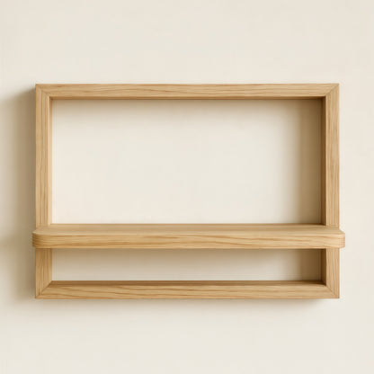 Geometric Wooden Shelf