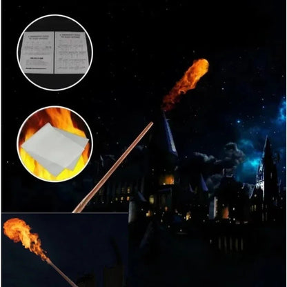 Bacchetta Inferno | Bacchetta Magica con Effetto Fiamme per Spettacoli Incantevoli 2