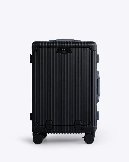 All-in-One Carry-On Luggage with USB Port and Laptop Pocket - Sleek Design for Comfortable Travel