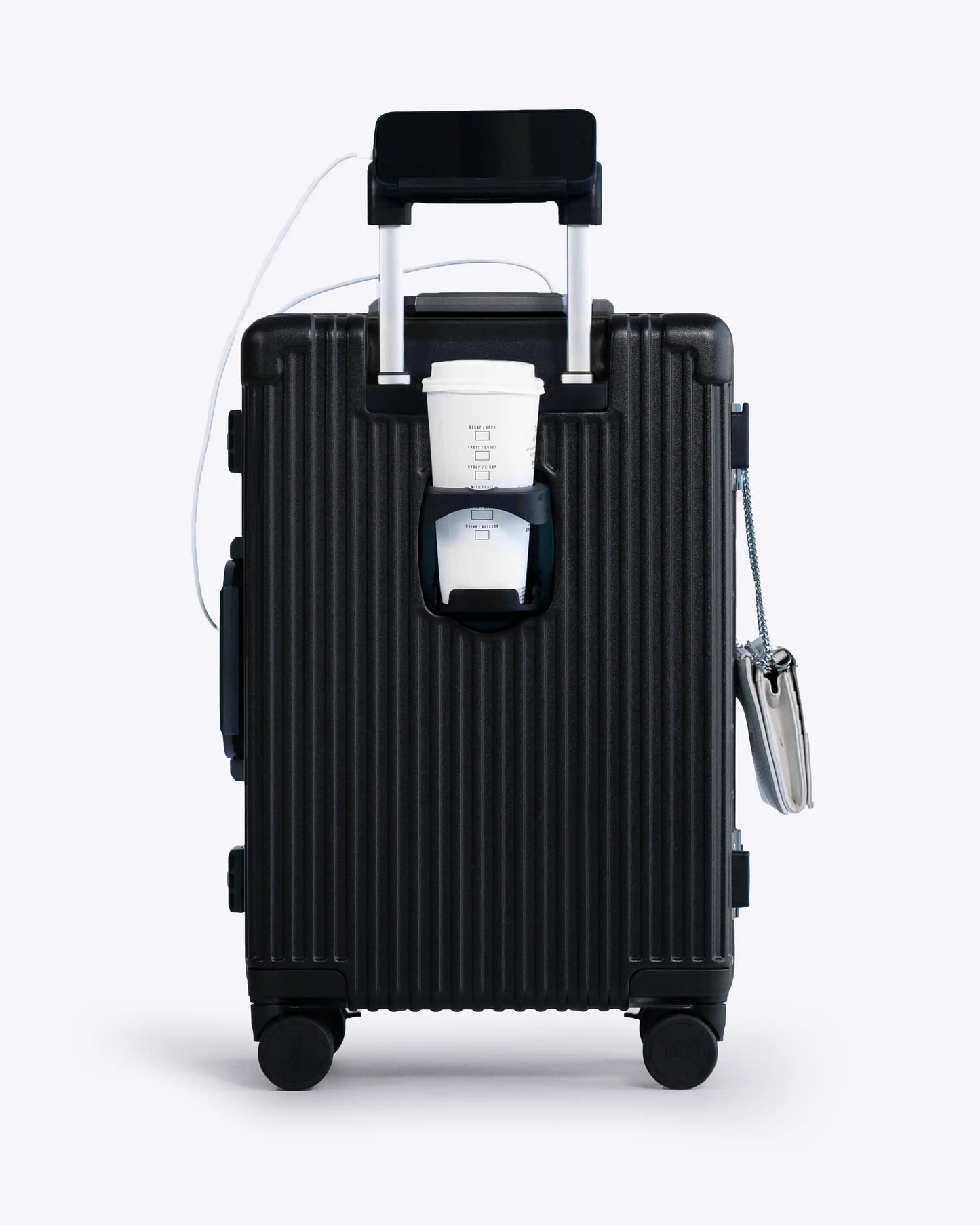 All-in-One Carry-On Luggage with USB Port and Laptop Pocket - Sleek Design for Comfortable Travel