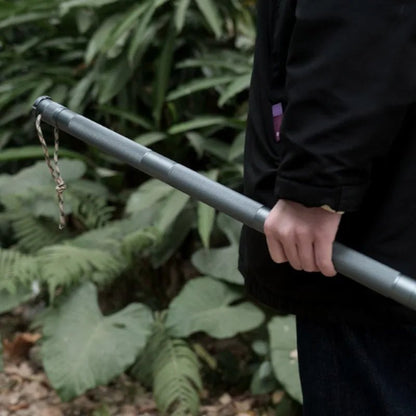 Stainless Steel Camping Poles with Ergonomic Grip | Lightweight and Adjustable for Stability and Comfort During Hikes