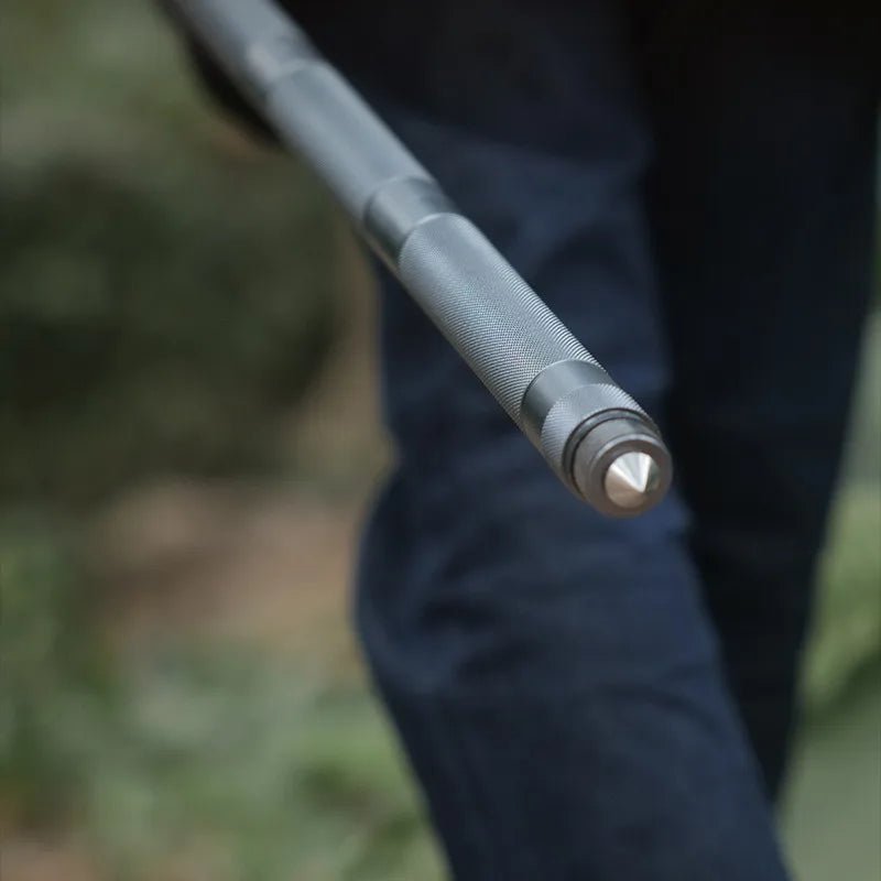 Stainless Steel Camping Poles with Ergonomic Grip | Lightweight and Adjustable for Stability and Comfort During Hikes