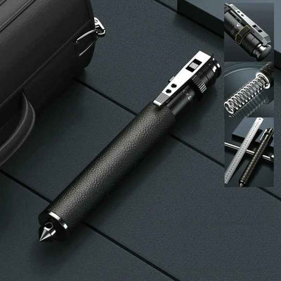Bâton de trekking ergonomique avec mécanisme escamotable pour plus de sécurité et de stabilité | Design compact pour la randonnée et l'autodéfense