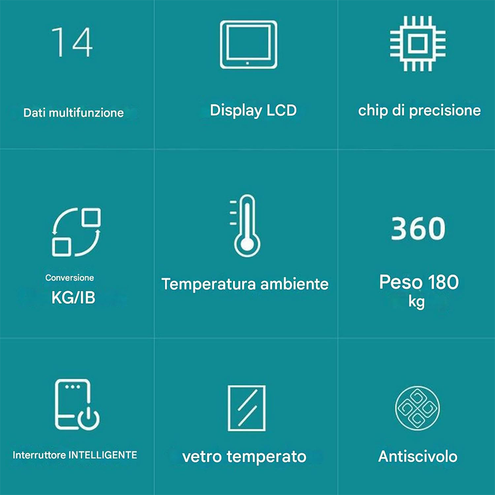 Bilancia Digitale Wifi | Bilancia Intelligente con Analisi Composizione Corporea | Monitoraggio Salute per Benessere Completo 4