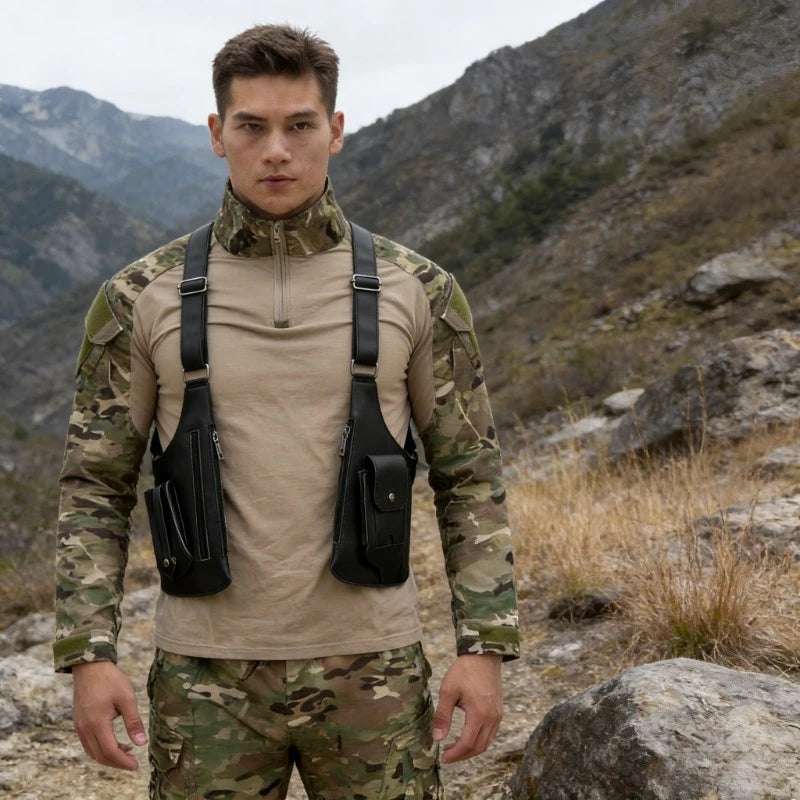 Borsa Tattica Retrò | Borsa a Tracolla Impermeabile con Multitasche | Design Ergonomico per Avventure all'Aperto 1